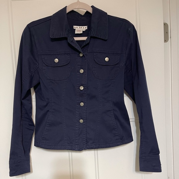 Dark navy blue jacket. - Picture 1 of 3